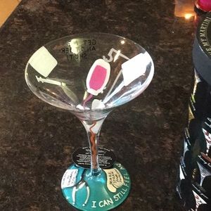Collectible martini glass